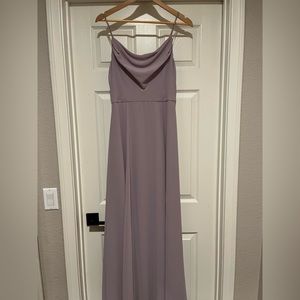 David’s Bridal bridesmaid dress in LAVENDER HAZE